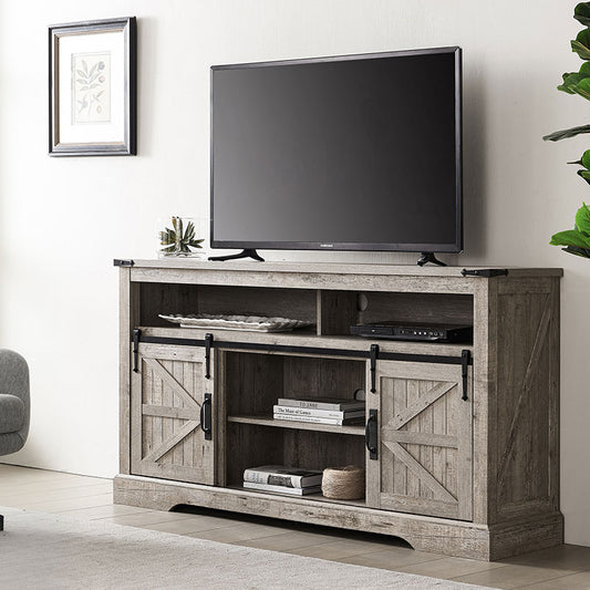 whats farmhouse fireplace tv stand?