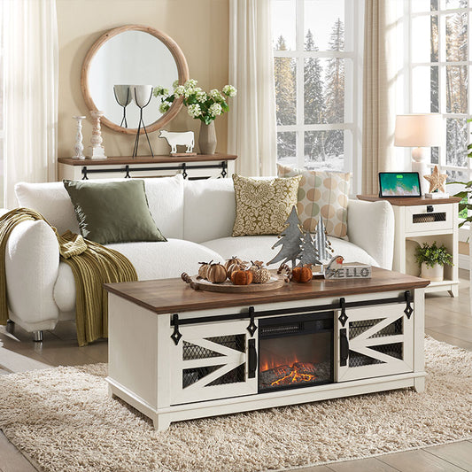 Create a warm atmosphere-coffee table
