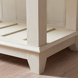 OKD Farmhouse Entryway Table with Sliding Barn Doors