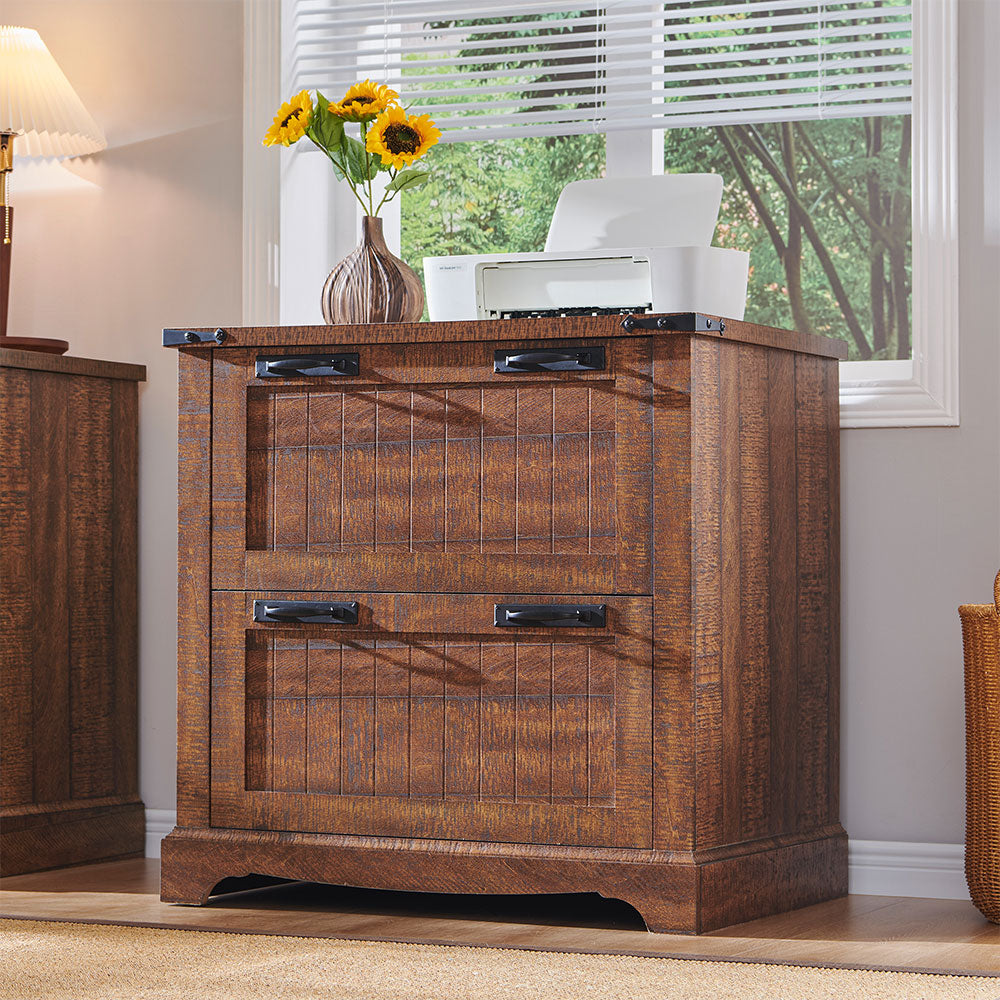 OKD File Cabinet with 2 Drawers, Farmhouse 30 inch Filing Cabinets