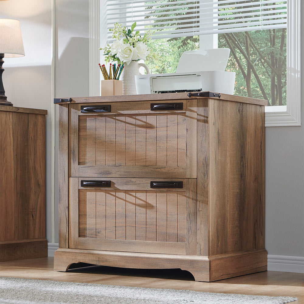 OKD File Cabinet with 2 Drawers, Farmhouse 30 inch Filing Cabinets