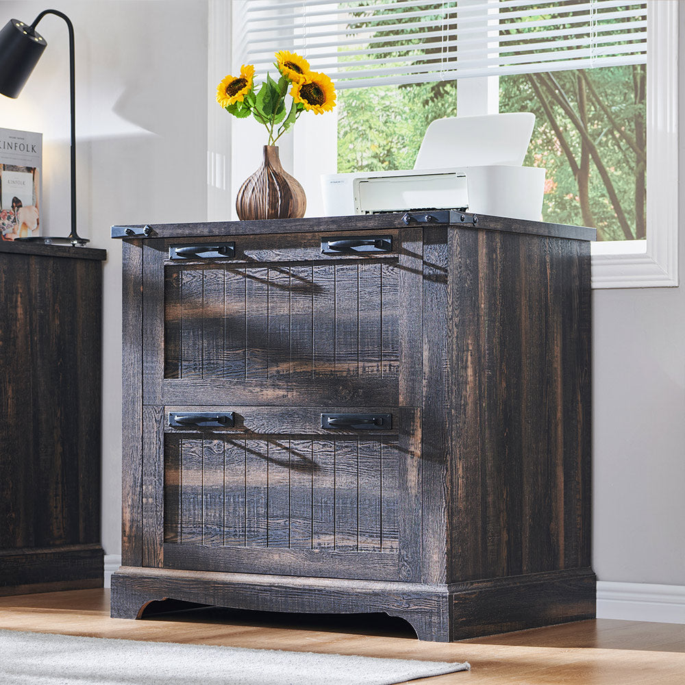 OKD File Cabinet with 2 Drawers, Farmhouse 30 inch Filing Cabinets