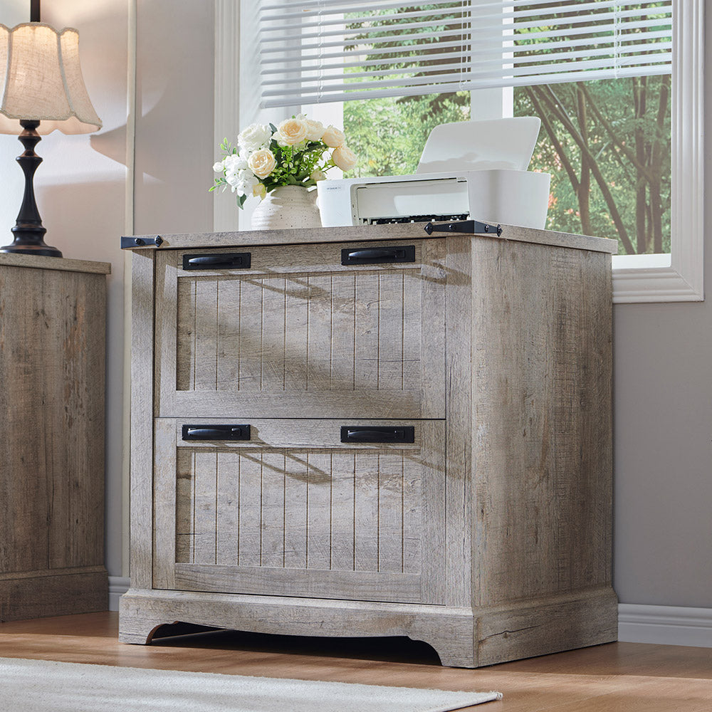 OKD File Cabinet with 2 Drawers, Farmhouse 30 inch Filing Cabinets