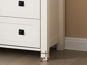 OKD Farmhouse Bedroom 5 Drawers Chests, Wood Rustic Tall Chset of Dresser