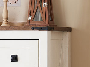 OKD Farmhouse Bedroom 5 Drawers Chests, Wood Rustic Tall Chset of Dresser