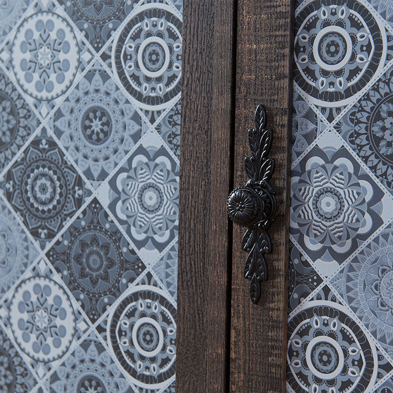 OKD Boho Sideboard Buffet Cabinet, 58" Kitchen Storage Cabinet with 2 Drawers