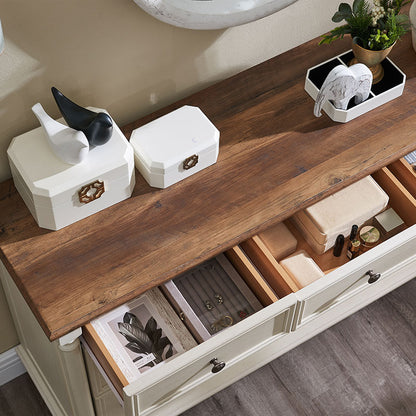OKD Farmhouse 7 Drawers Dresser for Bedroom, 7 Storage Dressers Drawers